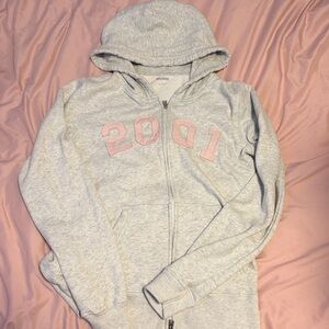 Gray 2001 Hollister hoodie 💕